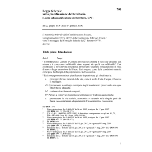 LF pianificazione del territorio, LPT