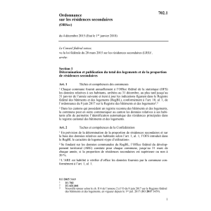 O résidences secondaires (ORSec)