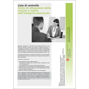 Lista di controllo, integrità personale