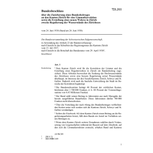 BB Limmatkorrektion, Wehr Zürichsee
