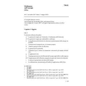 Ordinanza sull'energia (OEn)