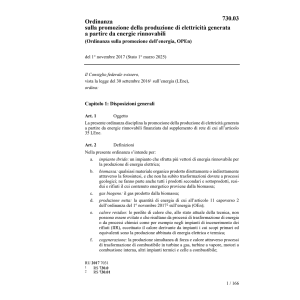 O sulla promozione dell'energia, OPEn