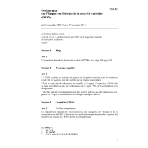 O Sécurité installations nucléaires