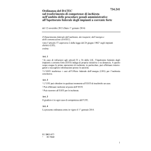 O DATEC trasferimento competenze