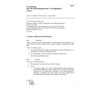 V elektromagnetische VerträglichkeitVEMV