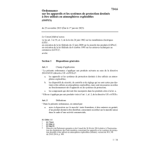O appareils atmosphères explosible OSPEX