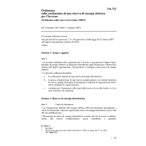 O riserva energia idroelettrica (OREI)