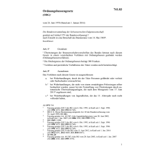 Ordnungsbussengesetz, OBG