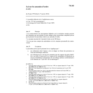 Loi sur les amendes d'ordre, LAO