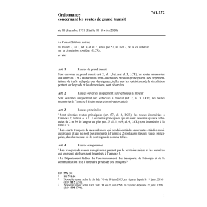 O les routes de grand transit