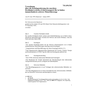 V Kontingentierung Dreiländerverkehr