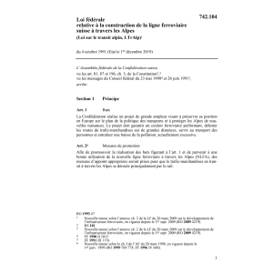 AF construct.ferroviaire à travers Alpes