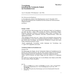 V Technische Einheit im Eisenbahnwesen