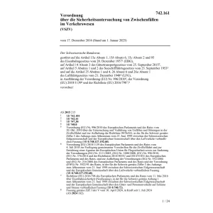 V Sicherheitsuntersuchung VSZV