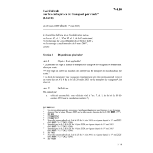 LF entreprises transport route LEnTR