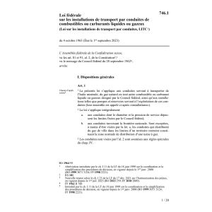 LF installations conduites, LITC