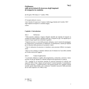 O sicurezza impianti trasporto condotta