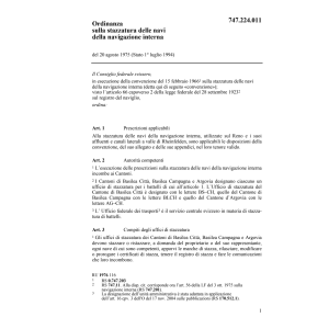 O stazzatura navi navigazione interna