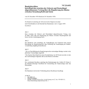 BB Vertrag Regulierung Rhein Deutschland