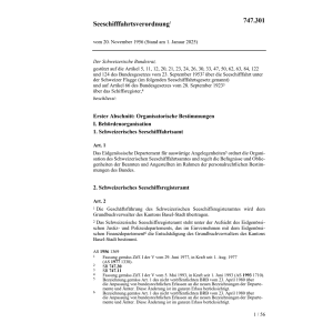 Seeschiffahrtsverordnung