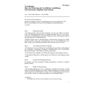 V Ausbildung Kapitäne, Seeleute