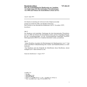 BB Übereink. Schutz Leben auf See