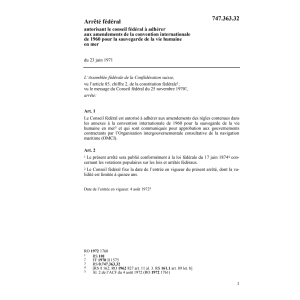 AF conv. sauvegarde vie humaine en mer