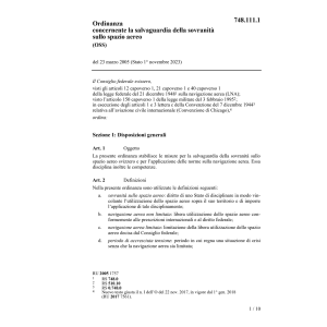 O sovranità spazio aereo, OSS