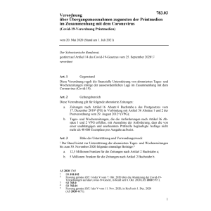 Covid-19-V. Printmedien