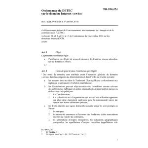 O domaine Internet «.swiss»