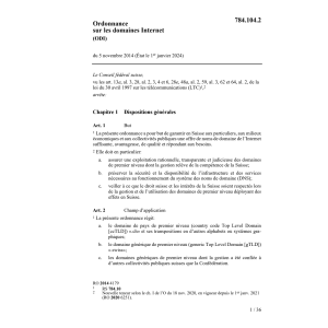 O domaines Internet ODI
