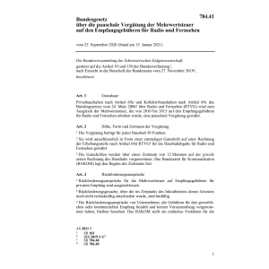 BG 25.9.20 Mehrwertsteuer Radio