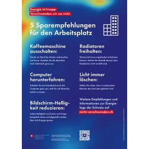 Plakat A3 Arbeitsplatz