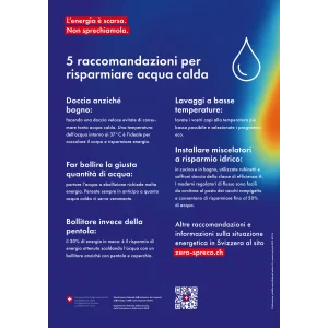 Manifesto A3 Acqua calda