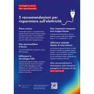 Manifesto A4 Apparecchiature elettriche