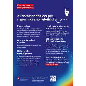 Manifesto A5 Apparecchiature elettriche