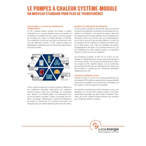 Le pompes à chaleur système-module