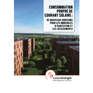 Consommation propre de courant solaire