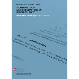 Aktionsplan Medienschaffende 2023-2027