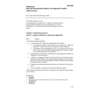 O 1.7.2020 sperimentazioni medici