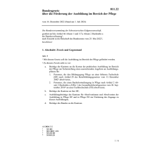 BG Förderung Ausbildung Pflege