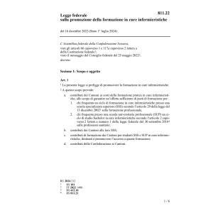 LF promozione formaz. infermieristiche