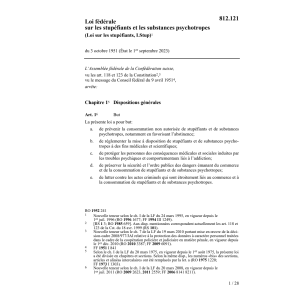 Loi sur les stupéfiants, LStup