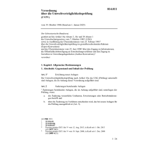 V Umweltverträglichkeitsprüfung, UVPV