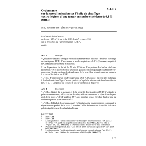 O taxe d'incitation huile chauffage OHEL