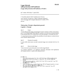 LF sulla protezione dell'ambiente, LPAmb