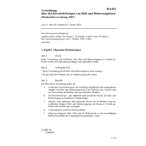 V Holzhandelsverordnung (HHV)