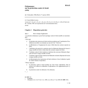 O protection contre bruit, OPB