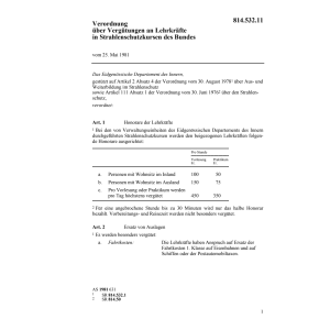 V Vergütungen Lehrkräfte Kurse