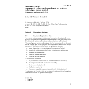 O installations radiologiques